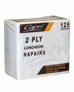 Capri® C-NL0120 Napkin Luncheon 2Ply Qtr Fold – 300 x 300mm (2000) - White