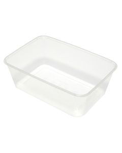 Envirochoice C-PP0504 Rectangular Container PP Microwavable Clear 750ml (500)