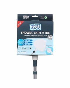 White Magic® WM-SBNT Shower, Bath & Tile Cleaning Tool Complete - Handle & Sponge