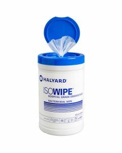 Halyard* 6835 Isowipe* Bacterial Alcohol Wipes 12 canisters x 75 wipes