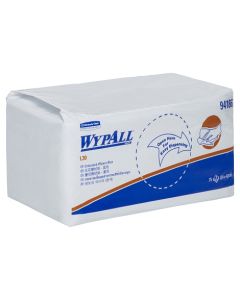 Wypall® 94186 L30 Embossed Wipes 42cm x 24cm (10 x 75wipes) - Blue