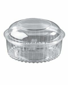 Takeaway Container - Plastic Bowl Dome Lid 682ml/24oz (150)