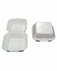 Castaway CA-EPS01 Takeaway Container - Foam Burger Box Large White (400)