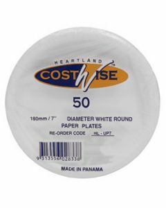 CostWise HL-UP7 Paper Plate Uncoated 150mm White (1000)