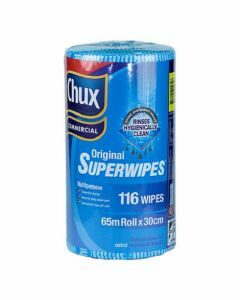 Chux® 9316B Superwipes® Perforated Roll 30cm x 65m - Blue