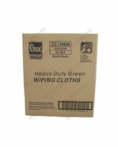 Chux 9888 Heavy Duty Wiping Cloth Green 60cm x 30cm (350)
