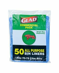 Glad® GBGP50/10 All Purpose Bin Liner 70-75L Blue (500)