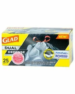 Glad® GFFGB25/6 ForceFlex™ Drawstring Bags 75L (150)