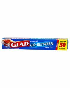 Glad® GOBET50/24 Commercial Go-Between Freezer Film Dispenser Pack Roll 33xm x 50m (24)