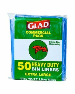 Glad® XLGP50/10 Heavy Duty Bin Liner 70-75L Blue (500)