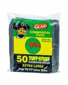 Glad® XLHD50/4 Tuff Stuff® Garbage Bag 70-77L 4 packs x 50 bags
