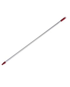 Oates® 164640 DuraClean® Aluminium Handle 25mm with Red 22mm Thread & Ferrule - 1.35m