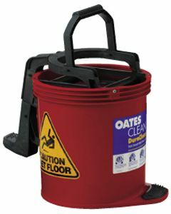 Oates® 165434 DuraClean® Mark II Roller Wringer Bucket 15L - Red