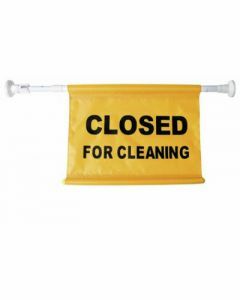 Safety Sign - Closed For Cleaning Door Sign Yellow