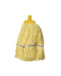 Oates® 165930 Duraclean® Hospital Launder Round Cut Mop Head Refill 350g - Yellow
