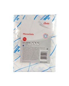 Vileda® 160100 MicronSolo Microfibre Cloth 30cm x 40cm 100pk – Blue/White