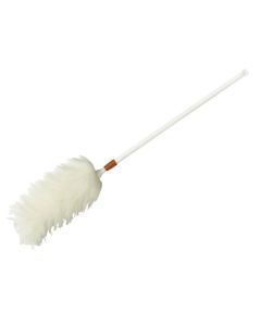 Oates® 165985 Wool Duster with Telescopic Handle – White