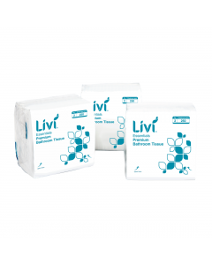Livi® 1006 Essentials Interleaved Toilet Tissue 2 Ply 36 Packs x 250 sheets
