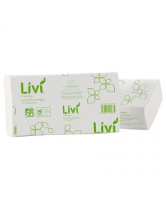 Livi® 7200 Everyday Multifold Hand Towel 1 Ply 20 packs x 200 sheets