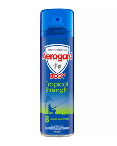 Aerogard 0050480 Tropical Strength Insect Repellent Aerosol Spray 150g