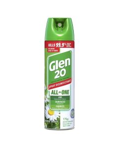 Glen 20 0357057 All-In-One Hospital Grade Disinfectant Spray Country Scent 12x175gm