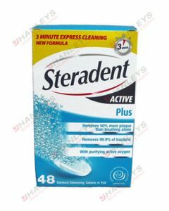Steradent 0390580 Denture Cleansing Tablets Active Plus (48)