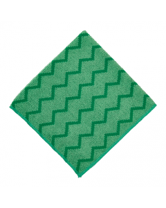 Rubbermaid® FGQ62000GR00 Hygen™ Launderable Microfibre Cloth 40cm x 40cm Green