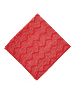 Rubbermaid® FGQ62000RD00 Hygen™ Launderable Microfibre Cloth 40cm x 40cm Red