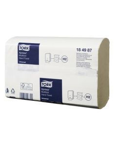 Tork Xpress® 184987 Slimline Multifold Hand Towel Universal 1ply 21pks x 230sh – H2
