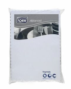 Tork® 207350 Tray Mat Costsaver White 505mm x 355mm (1000)