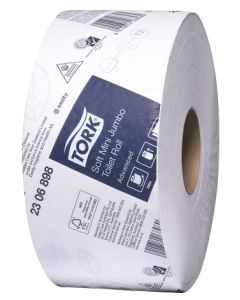 Tork® 2306898 Soft Mini Jumbo Toilet Roll 2ply Advanced 12rolls x 200m – T2