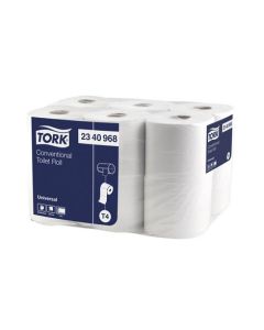 Tork® 2340968 Conventional Toilet Roll 2 ply 48 rolls x 220 sheets T4