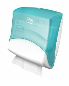 Tork® Performance Wiper/Cloth Folded Dispenser - White/Turquoise W4