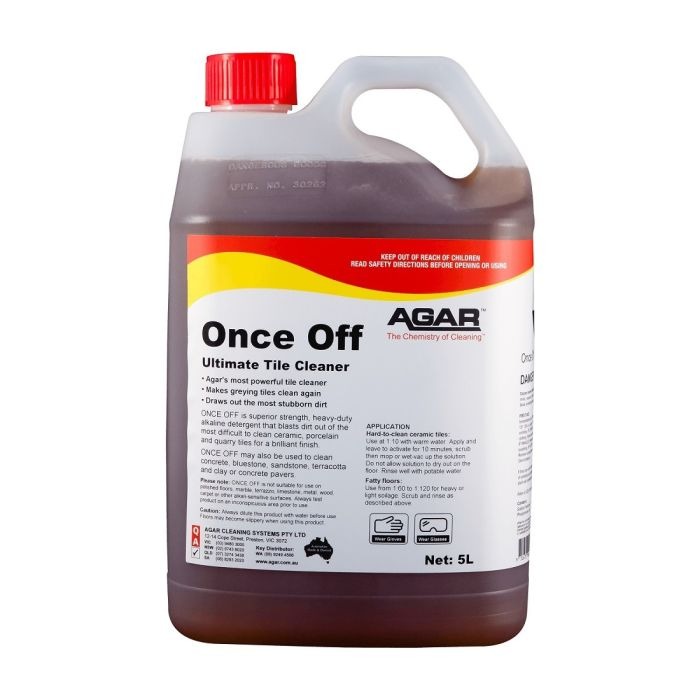 Agar™ ON5 Once Off Tile Cleaner 5L